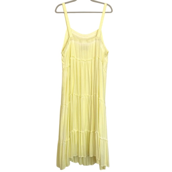 Anthropologie Yellow Midi Dress - Picture 10 of 14